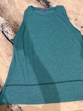 MOSHU Women's 2XL Teal Sleeveless Tank Top